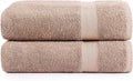 LANE LINEN 100% Natural Cotton Bath Sheets 2 Pack by LaneLinen