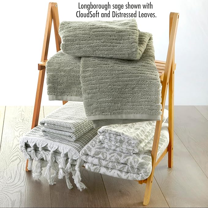 SKL Home Longborough 100% Turkish Cotton Premium 2-Piece Hand Towel Set - Image 7