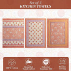 Maison d' Hermine Kitchen Towels Set of 3 100% Cotton 20" x 27.5" Reusable - Image 2