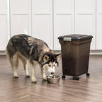 IRIS USA Airtight Dog Food Storage Container, WeatherPro, Removable Wheels - Image 6
