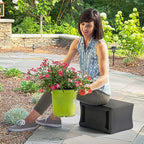 Simplay3 Handy Home 3-Level Heavy Duty Work/Garden Seat - 12" x 15" x 9" - Gray, Made in USA - Image 6