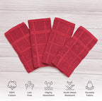 100% Cotton Terry Dish Towels, 4 Pack Plain, 16 x26 Inches, Super Soft and - Image 2