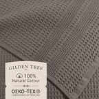 GILDEN TREE Waffle Hand Towels for Bathroom Quick Dry Towel Super Absorbent - Image 2