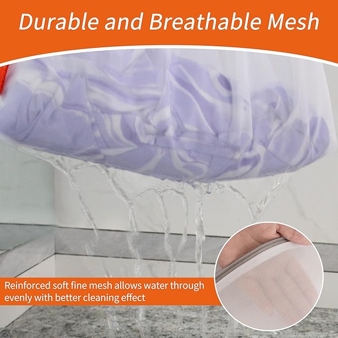 Polecasa 3Pcs 16 x 20 Inches Extra Durable Fine Mesh Laundry Bags - Image 3