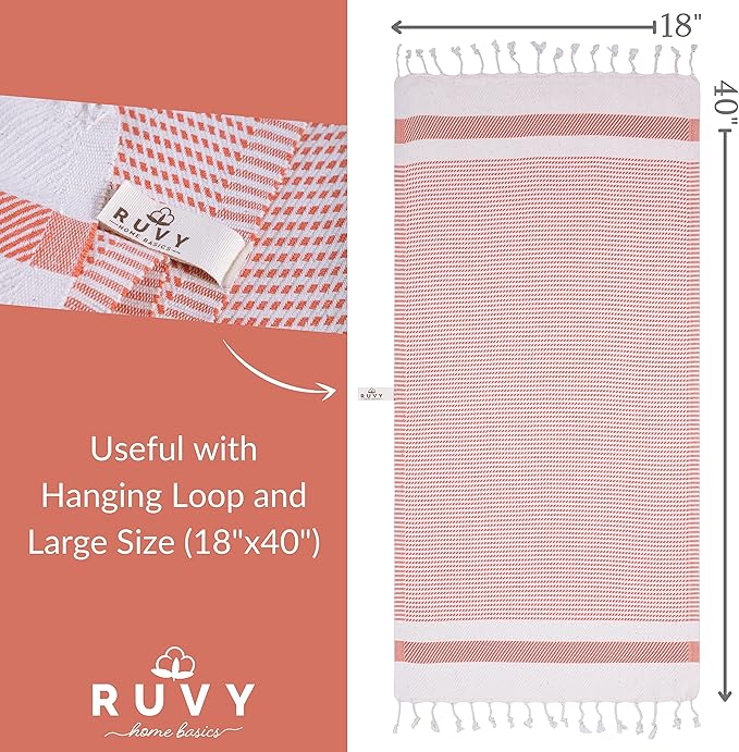 Ruvy Home Basics Turkish Hand Towels - Image 3