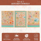 Maison d' Hermine Kitchen Towels Set of 3 100% Cotton 27.50" x 20" Reusable - Image 2