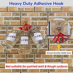 Large Adhesive Hooks, Transparent Waterproof Oil-Proof and Rustproof, Towel and - Image 3