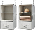 Vailando 3-Shelf Hanging Closet Organizer, Baby Clothes Storage and Organization by Vailando