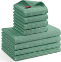 Mordimy 100% Cotton Terrycloth Kitchen Towels and Dishcloths Sets, Soft and by Mordimy