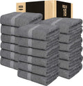 Utopia Towels 18 Pack Bath Towel Set, 500 GSM 100% Ring Spun Cotton Medium by UTOPIATOWELS