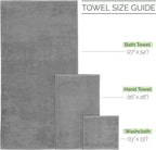 Elegant Comfort Luxury 6-Piece Towel Set, Premium Soft 100% Turkish Cotton - Image 3