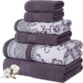 Modern Threads Ophelia 6-Piece 100% Cotton Towel Set – Reversible Yarn Dyed by ModernThreads