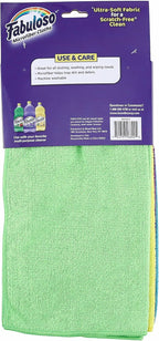 Fabuloso Microfiber Cleaning Cloths, 8 ct, Rainbow Colors | Lint-Free, - Image 5