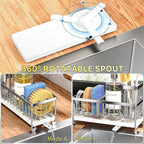 Cisily Sponge Holder for Kitchen Sink, Sink Caddy Organizer - Image 3