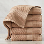 NY Loft 100% Cotton Hand Towel 6 Pack Hand Towel Set | Super Soft & Absorbent - Image 8