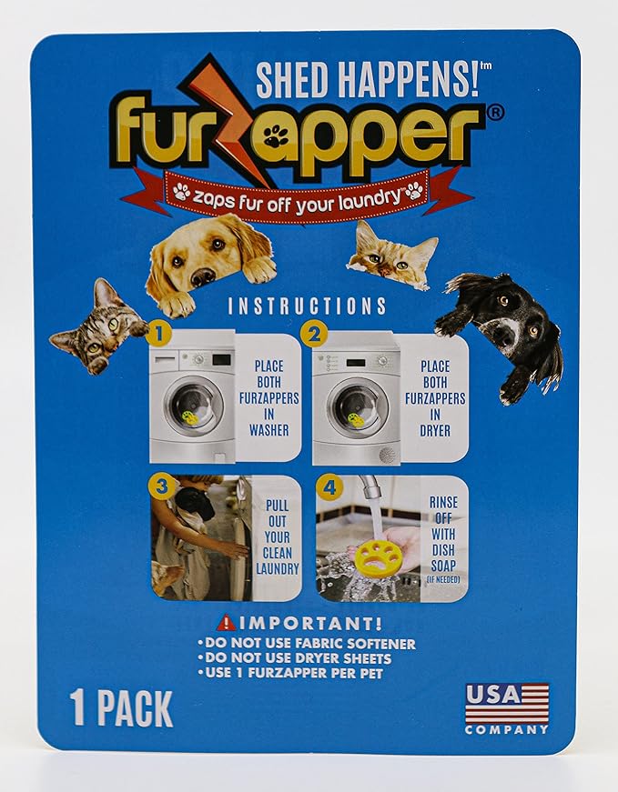1 PK FurZapper Pet Hair Remover - Image 3