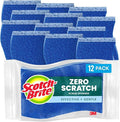 Scotch-Brite Zero Scratch Scrub Sponge, Non-Scratch Sponge, 12 Kitchen Sponges by Scotch-Brite