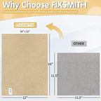FIXSMITH Beige Microfiber Cleaning Cloth -Pack of 8, Highly Absorbent Cleaning - Image 2