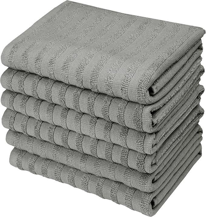 Premium Kitchen Towels | Large Cotton Dish Towels 400 GSM | Highly Absorbent - Image 6