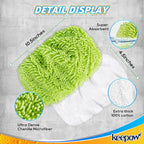 KEEPOW Reusable Dry Sweeping/Wet Mopping Cloths Compatible - Image 3