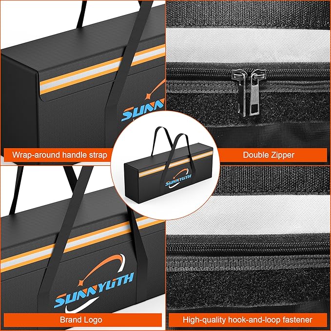 E-Bike Battery Safe Bag Fireproof Explosionproof, Large Document Lipo - Image 7