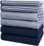 Premium Kitchen Towels | Large Cotton Dish Towels | Flat & Terry Highly - Image 6