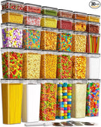 30 PCS Airtight Food Storage Containers by KEMETHYFocusesonCreatingEfficientStorageProductswithQualityMaterials