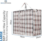 Moving Bags with Zipper & Handles, Heavy Duty Storage Totes, 88 lbs Clothes - Image 3