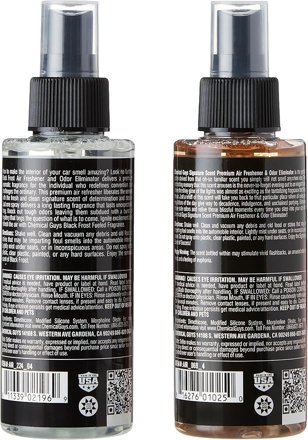 Chemical Guys AIR_302_04 Black Frost Scent and Signature Scent Combo Pack - Image 2