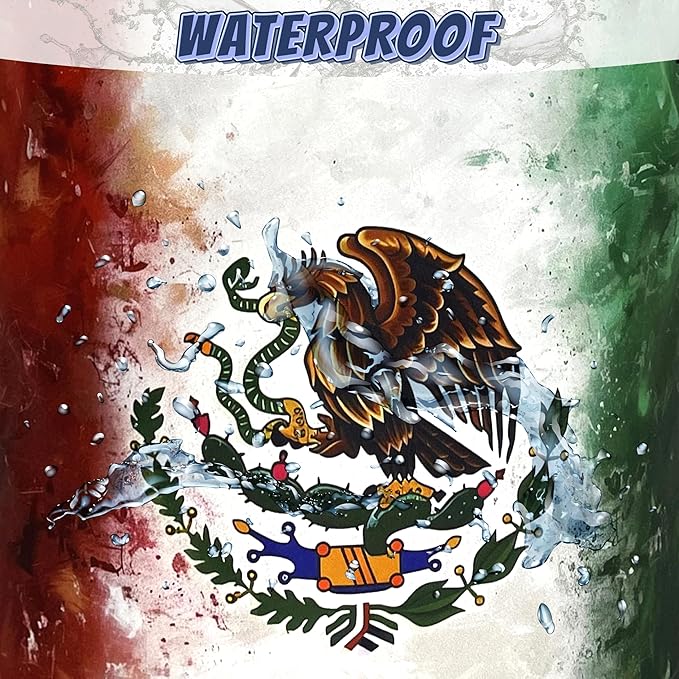 Vintage Mexican Flag Laundry Basket Oxford Cloth Foldable Mexico Laundry Hamper - Image 4