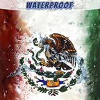 Vintage Mexican Flag Laundry Basket Oxford Cloth Foldable Mexico Laundry Hamper - Image 4