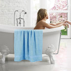 GLAMBURG 700 GSM Premium Cotton 2-Pack Oversized Extra Large Bath Sheet Set - Image 4