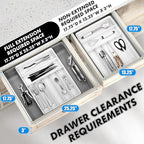 Simple Houseware Expandable Kitchen Drawer Flatware Organizer - Image 3
