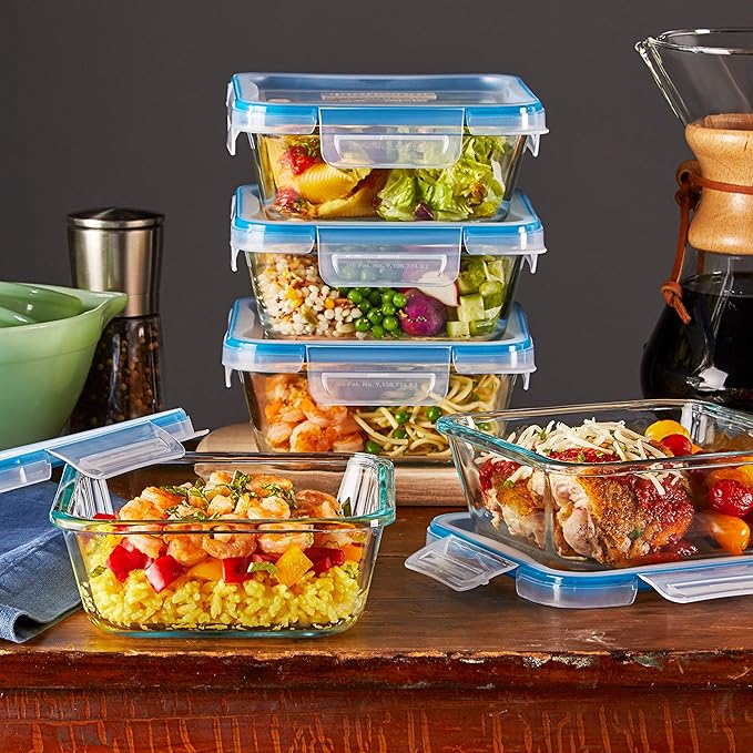 Snapware Glass Total Solutions Food Storage Containers Set, Airtight & - Image 2