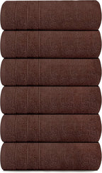 Tens Towels Pack of 6 Hand Towels, 100% Cotton, Lighter Weight, Quick to Dry - Image 9