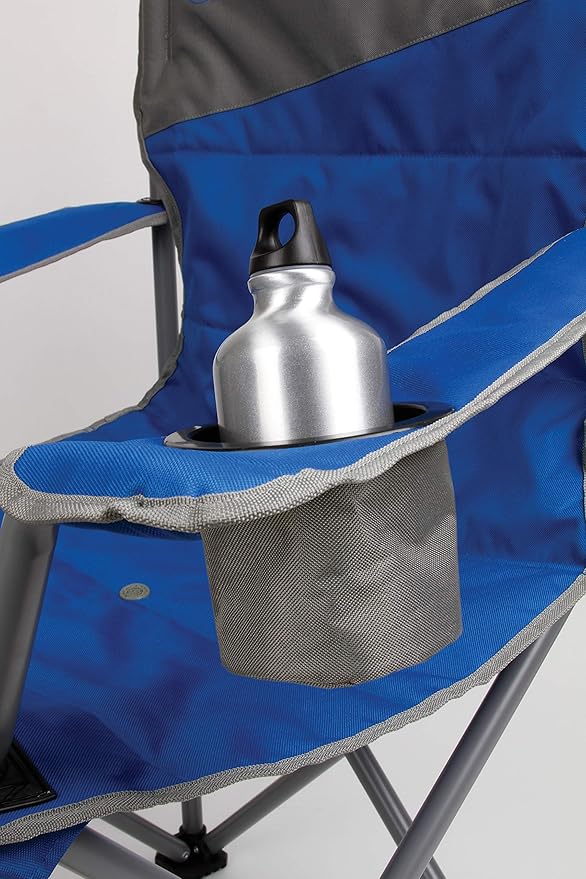 Coleman Big-N-Tall Camping Chair with Cup Holder & Side Pocket, Water-Resistant XL Outdoor Seat Supports up to 600 lbs, Great for Camping, Tailgating, Firepits, Patio, & More - Image 7