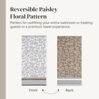 Modern Threads Ophelia 6-Piece 100% Cotton Towel Set – Reversible Yarn Dyed - Image 6