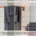 Hawmam Linen Cool Grey Hand Towels 4-Pack - Image 3