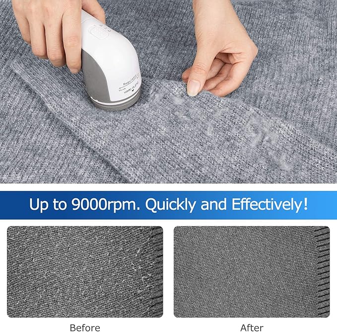 BEAUTURAL Fabric Shaver and Lint Remover, Sweater Defuzzer - Image 3