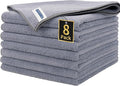 HOMERHYME Microfiber Cleaning Cloth, Premium 8 Pack Cleaning Towels, Lint-Free by HOMERHYME