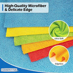 HOMERHYME Microfiber Towels for Cars, 24 Pack Microfiber Cleaning Cloths - Image 5