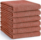 Homaxy Premium Kitchen Towels, Large Cotton Kitchen Hand Towels, Flat and Terry - Image 8