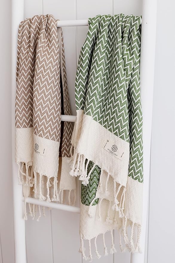 Madamelique Exclusive Hand Towels Set of 2-18 x 40 Inches - Image 2