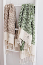 Madamelique Exclusive Hand Towels Set of 2-18 x 40 Inches - Image 4