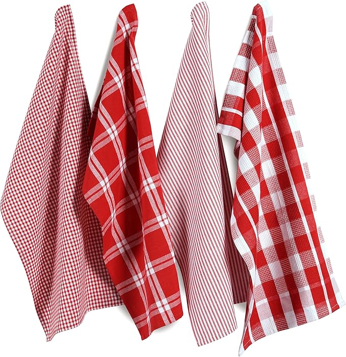 LANE LINEN 100% Cotton Kitchen Dish Cloths, Ultra Soft Absorbent Quick Drying by LaneLinen