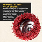 Dura-Gold 6" Abrasive Filament Nylon Bristle Cup Brush - Image 4