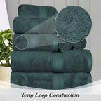 Superior Egyptian Cotton Pile Bath Towel Set of 4, Ultra Soft Luxury Towels - Image 3