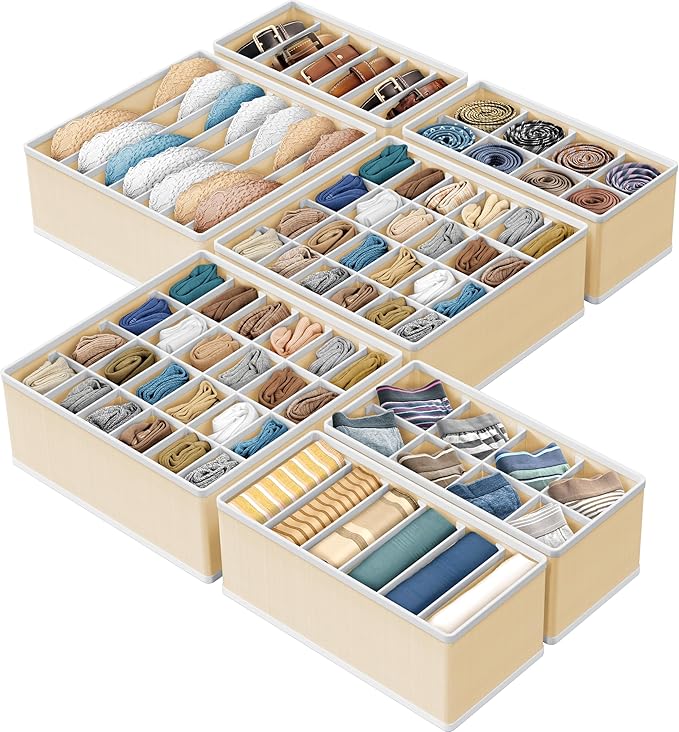 Simple Houseware Closet Underwear Organizer Drawer Divider Assorted 7 Pieces by SimpleHouseware