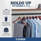 ZOBER Black Wooden Hangers - Image 4