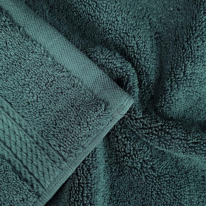 SUPERIOR Egyptian Cotton Pile 8 Piece Towel Set, Includes 2 Bath, 2 Hand - Image 7